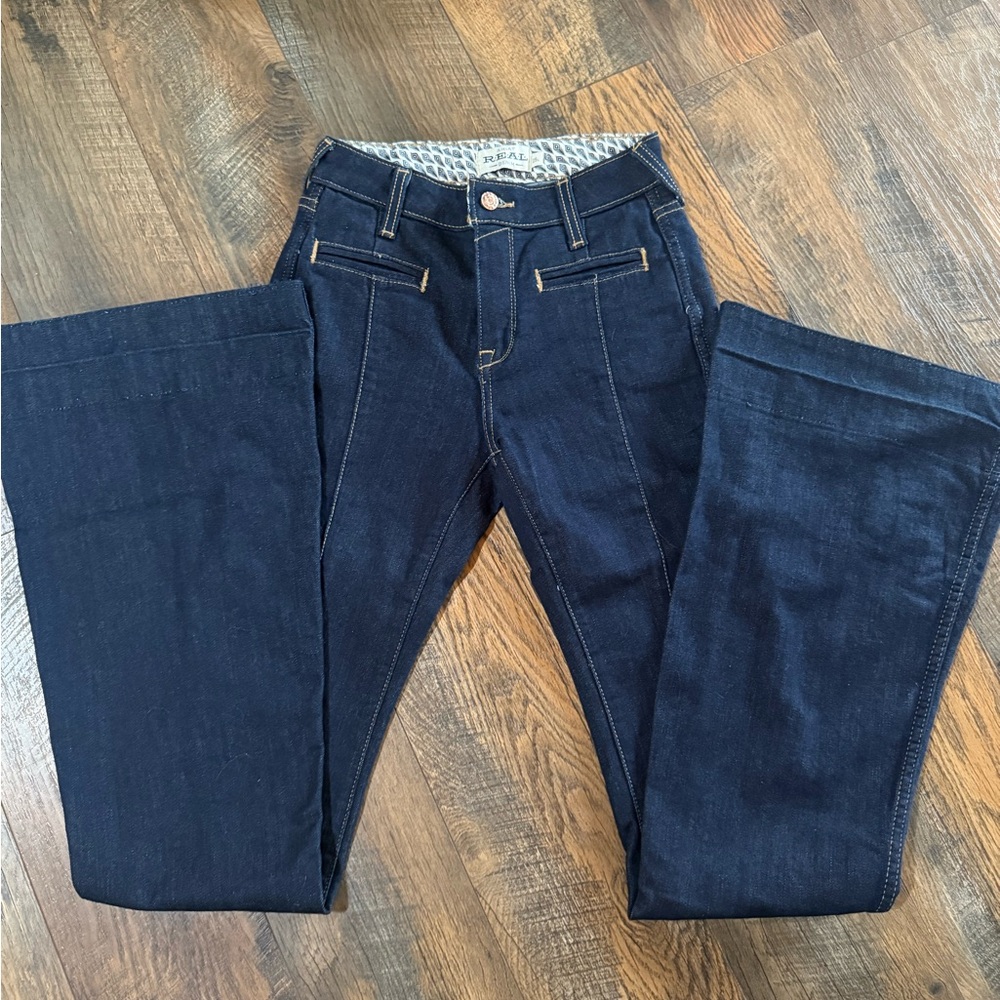 Ariat Blue Flare Wide Leg Denim